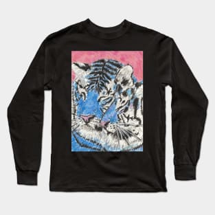 Blue tigers Long Sleeve T-Shirt